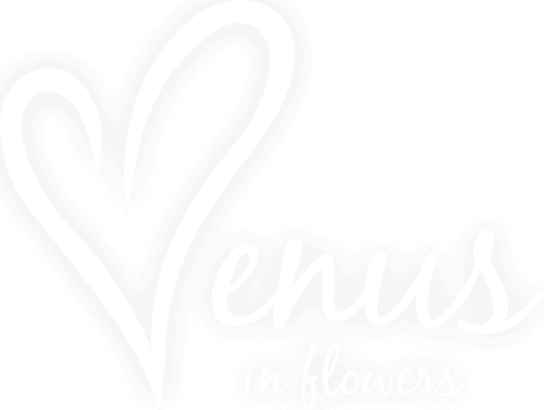 Epping Florist - Venus in Flowers White Logo